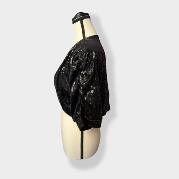 Women’s Mia Signature Sequin Shrug Disco Jacket XL - Picture 4 of 4